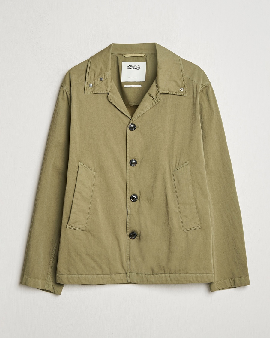 Herre | Casual jakker | Valstar | Garment Dyed Cotton Jacket Military Green