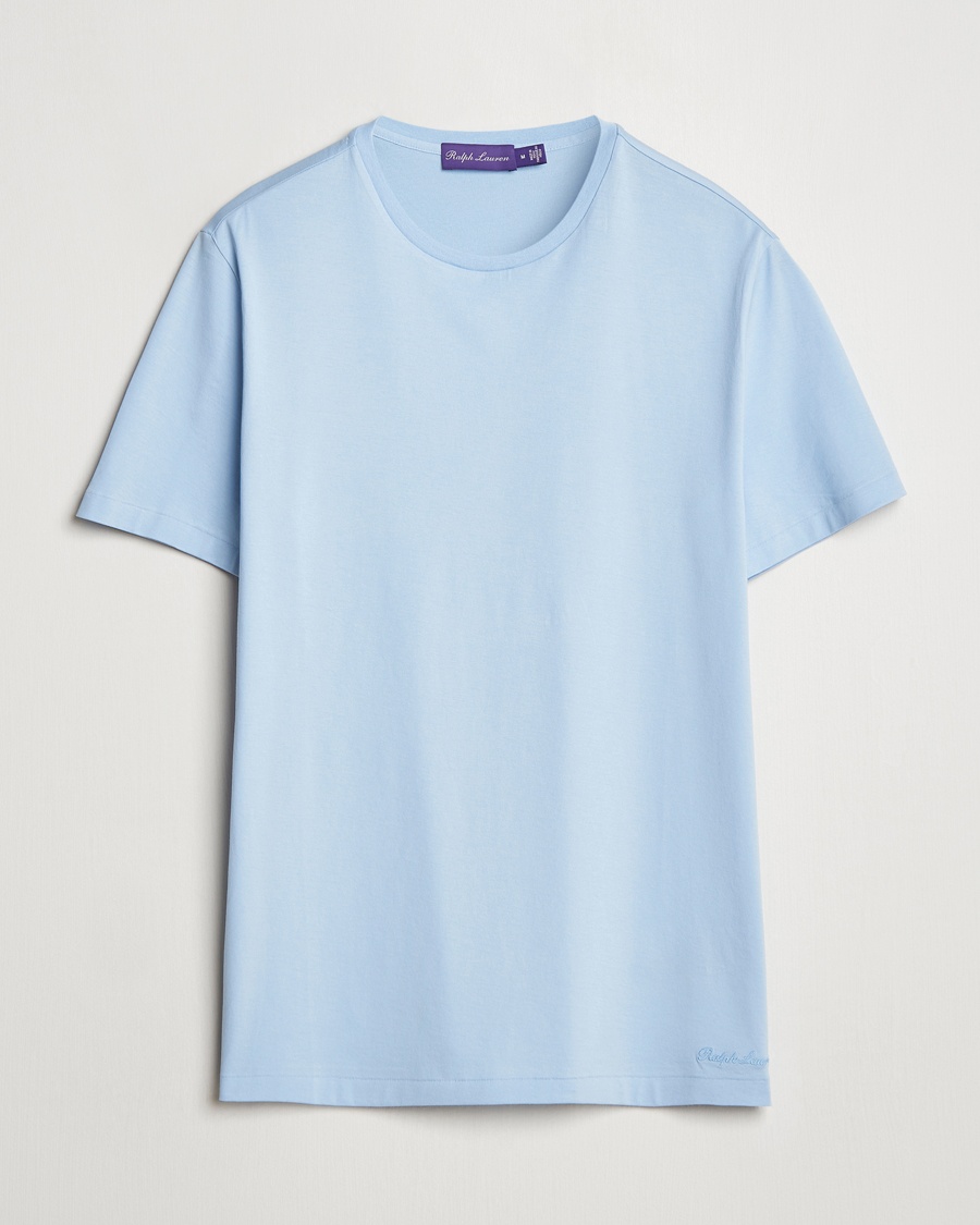 Herre | Kortermede t-shirts | Ralph Lauren Purple Label | Short Sleeve T-Shirt Chambray