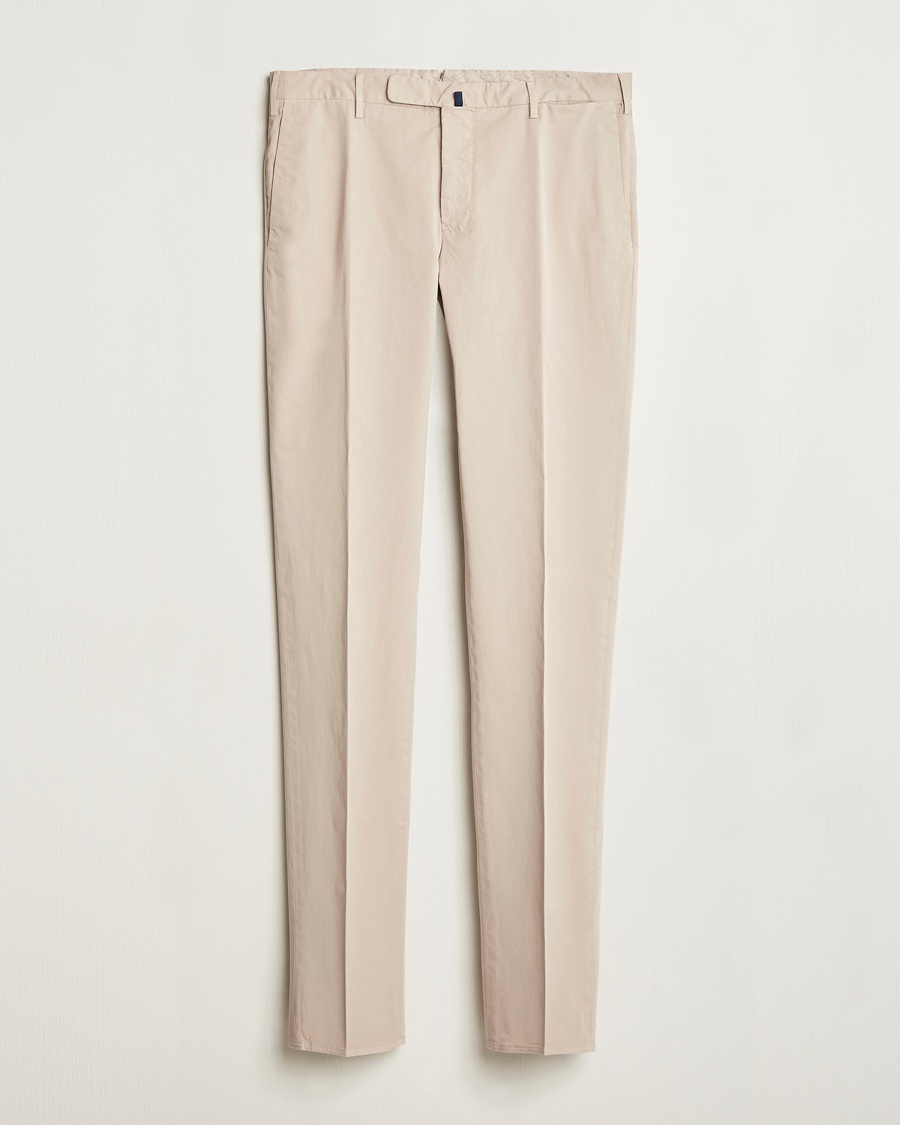 Herre | Incotex | Incotex | Slim Fit Comfort Chinos Light Beige