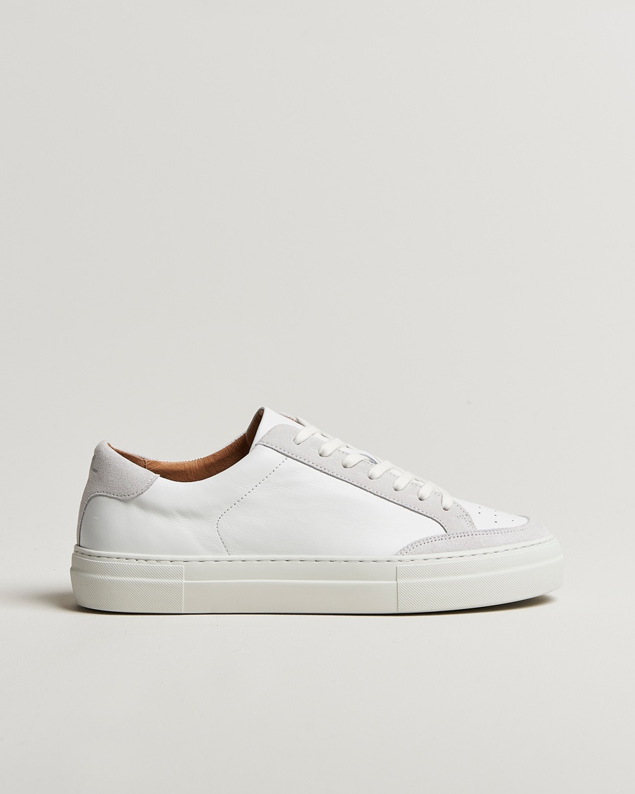 Herre | Hvite sneakers | J.Lindeberg | Art Signature Leather Sneaker White