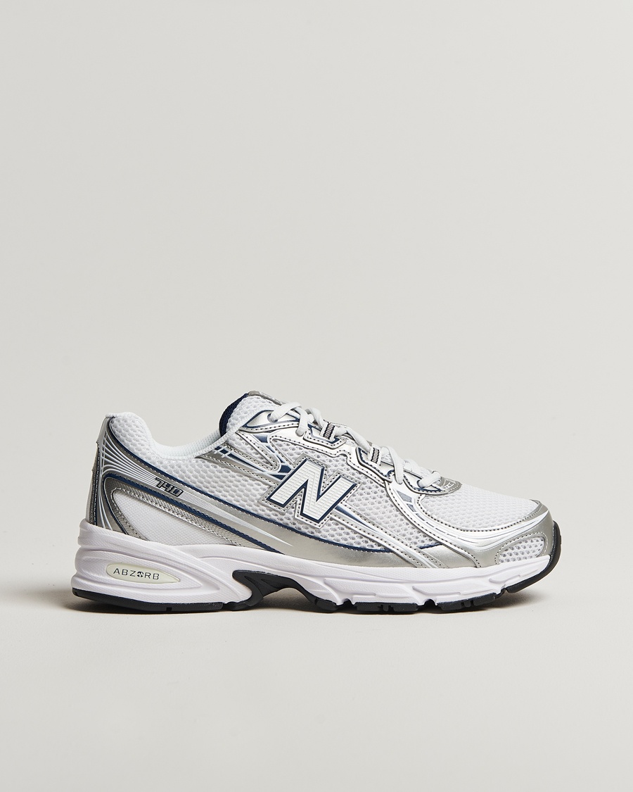 New Balance 740 Sneakers White/Navy – Hvit