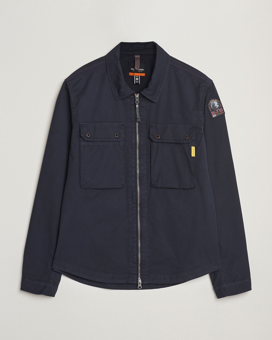 Herre | Skjorter | Parajumpers | Tel Claimer Overshirt Blue Navy