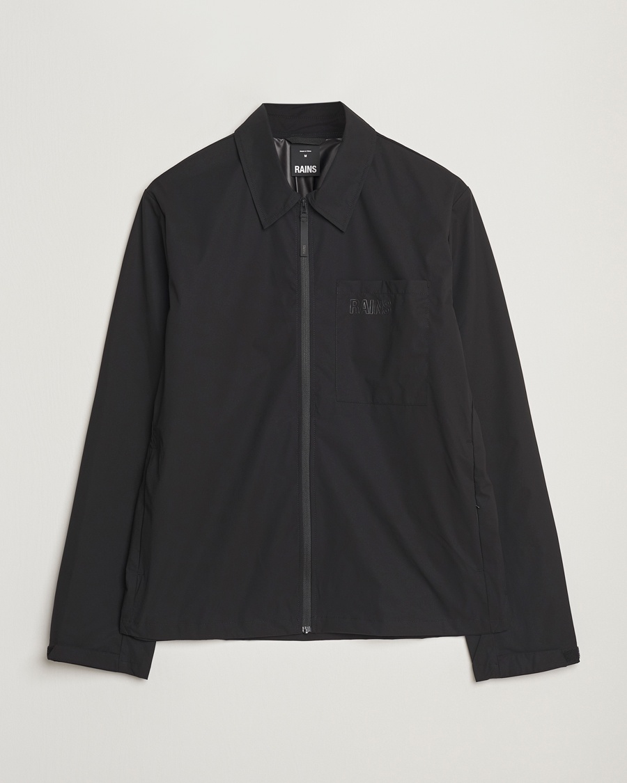 Herre | Skjortejakke | RAINS | Mito Lightweight Overshirt Black