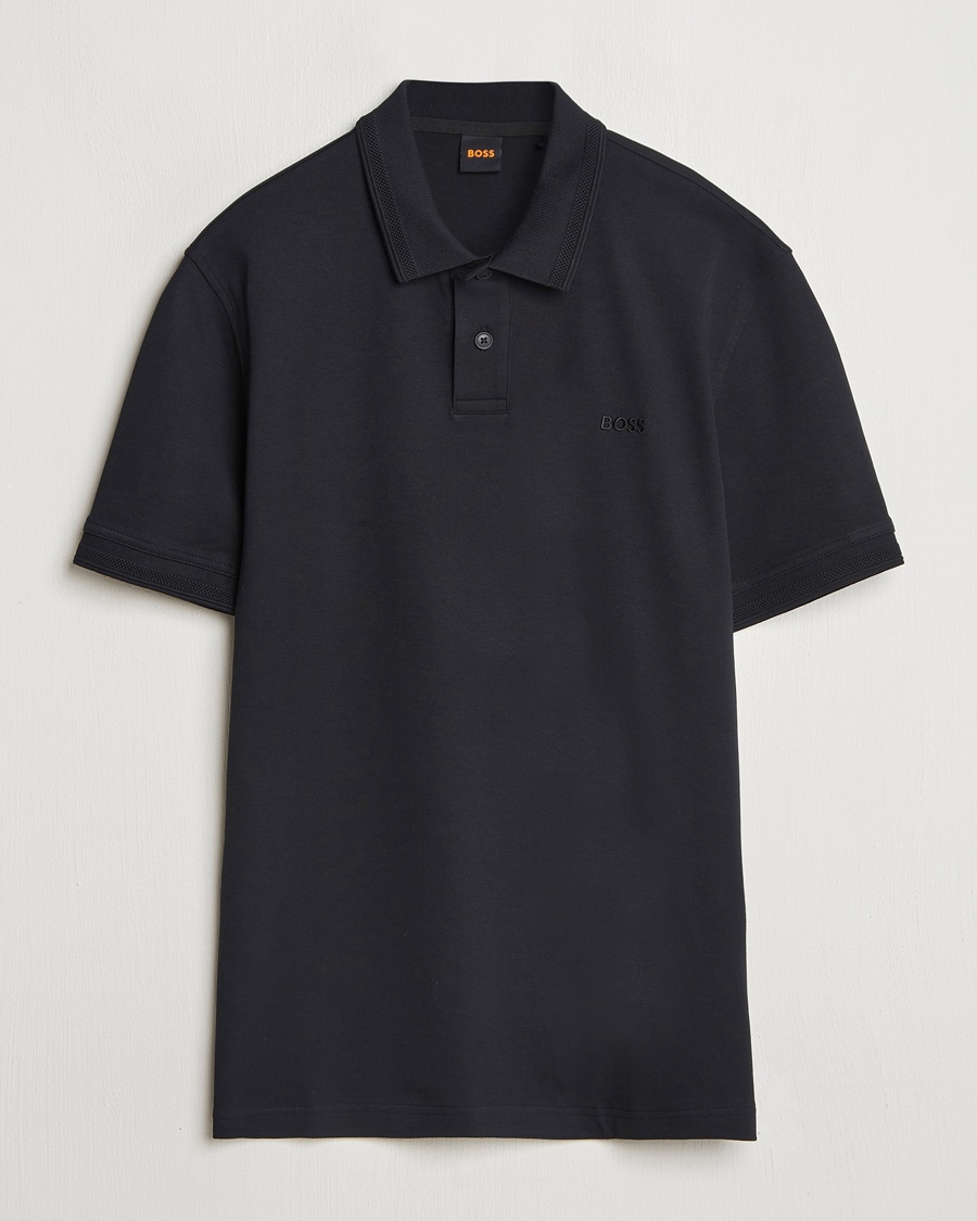 Herre | Klær | BOSS ORANGE | Interlock Polo Black