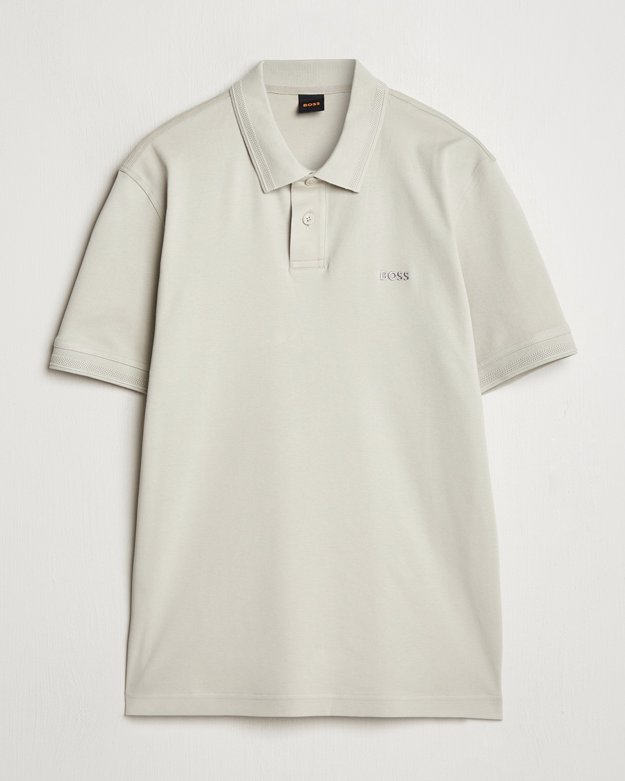 Herre | Klær | BOSS ORANGE | Interlock Polo Light Beige