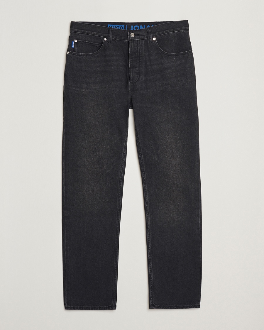 Herre | HUGO | HUGO | Jonah Straight Fit Jeans Washed Black