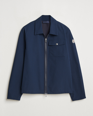 Herre | Overshirts | Moncler | Zip Overshirt Navy