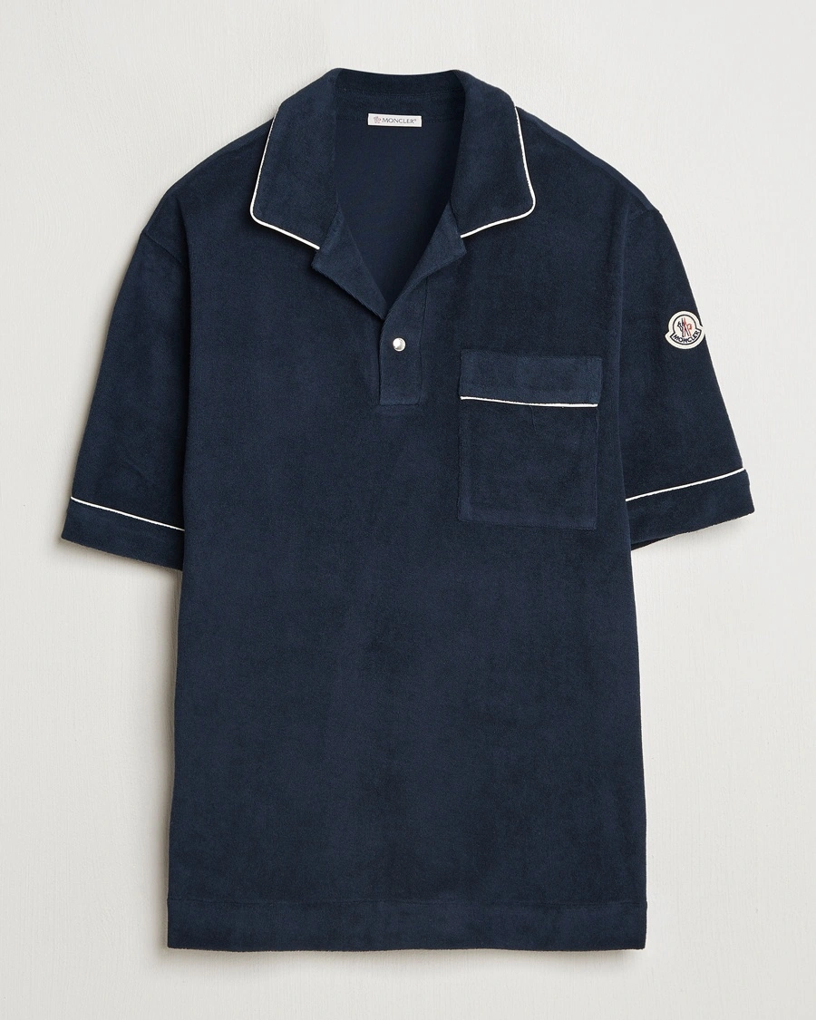 Herre | Kortermede skjorter | Moncler | Camp Shirt Navy