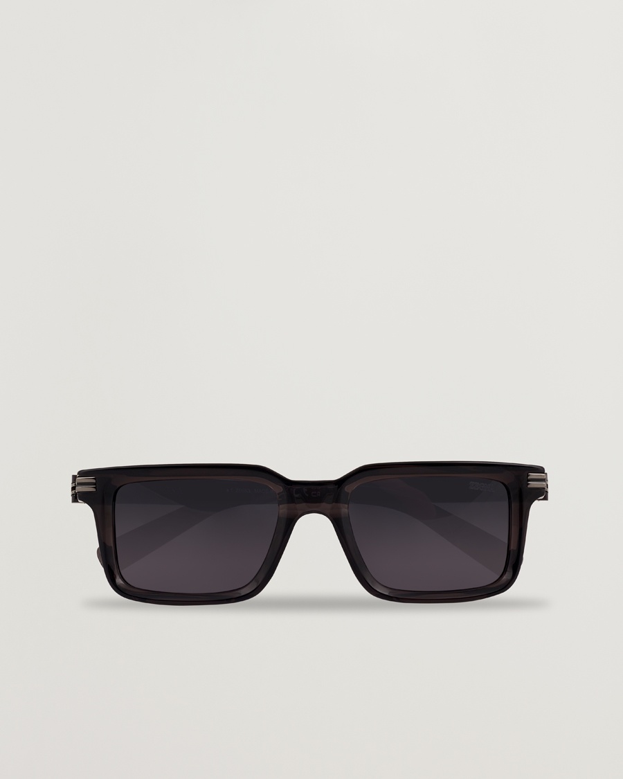 Herre | Firkantede solbriller | Zegna | EZ0249 Sunglasses Black