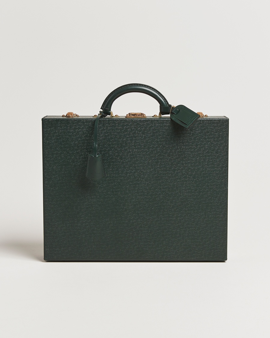 Herre | Assesoarer | Louis Vuitton Pre-Owned | Diplomat Briefcase Taiga Green