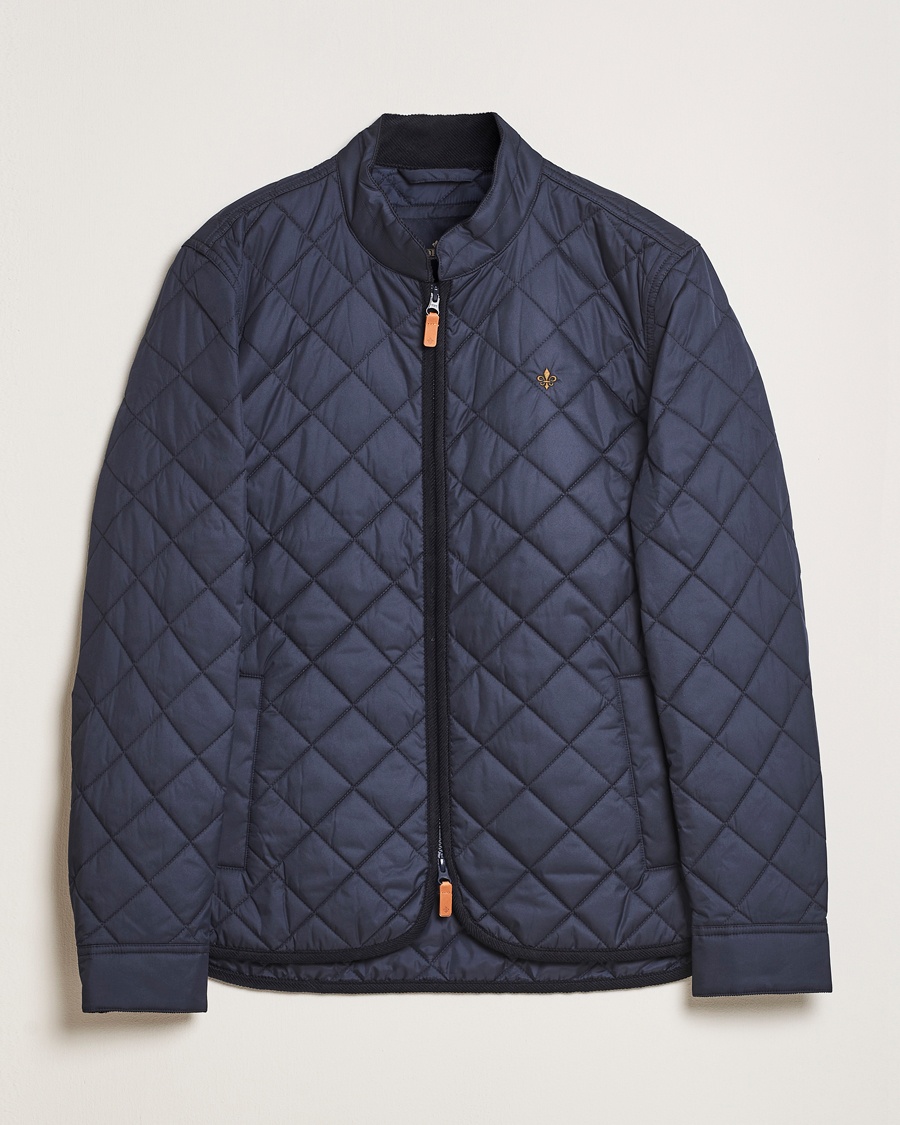 Herre | Jakker | Morris | Teddy Quilted Jacket Navy