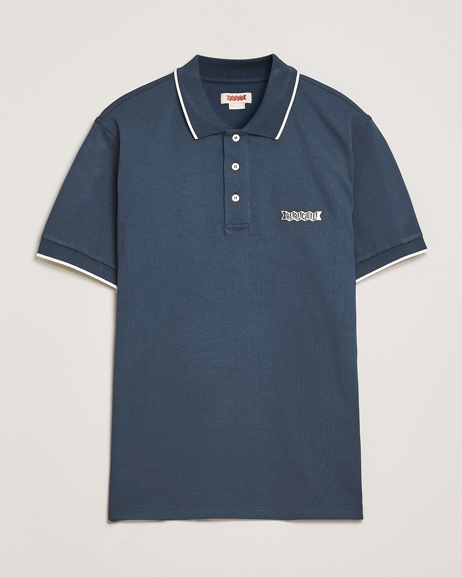 Herre | Pikéer | Baracuta | Short Sleeve Cotton Jersey Polo Sea Storm