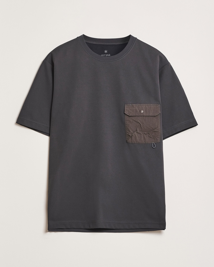 Herre | Active | Snow Peak | Insect Shield T-Shirt Charcoal