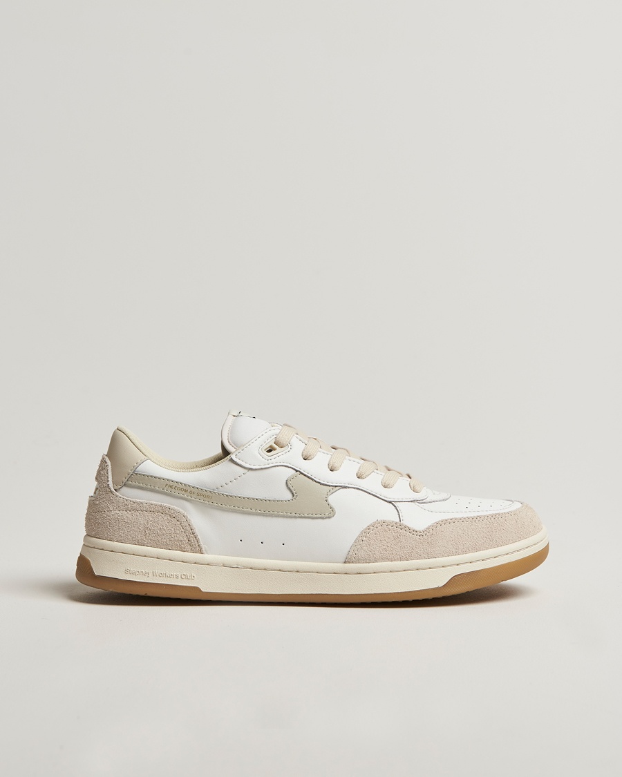 Herre | | Stepney Workers Club | Pro Cup 01 S-Strike Leather Sneaker Spring White