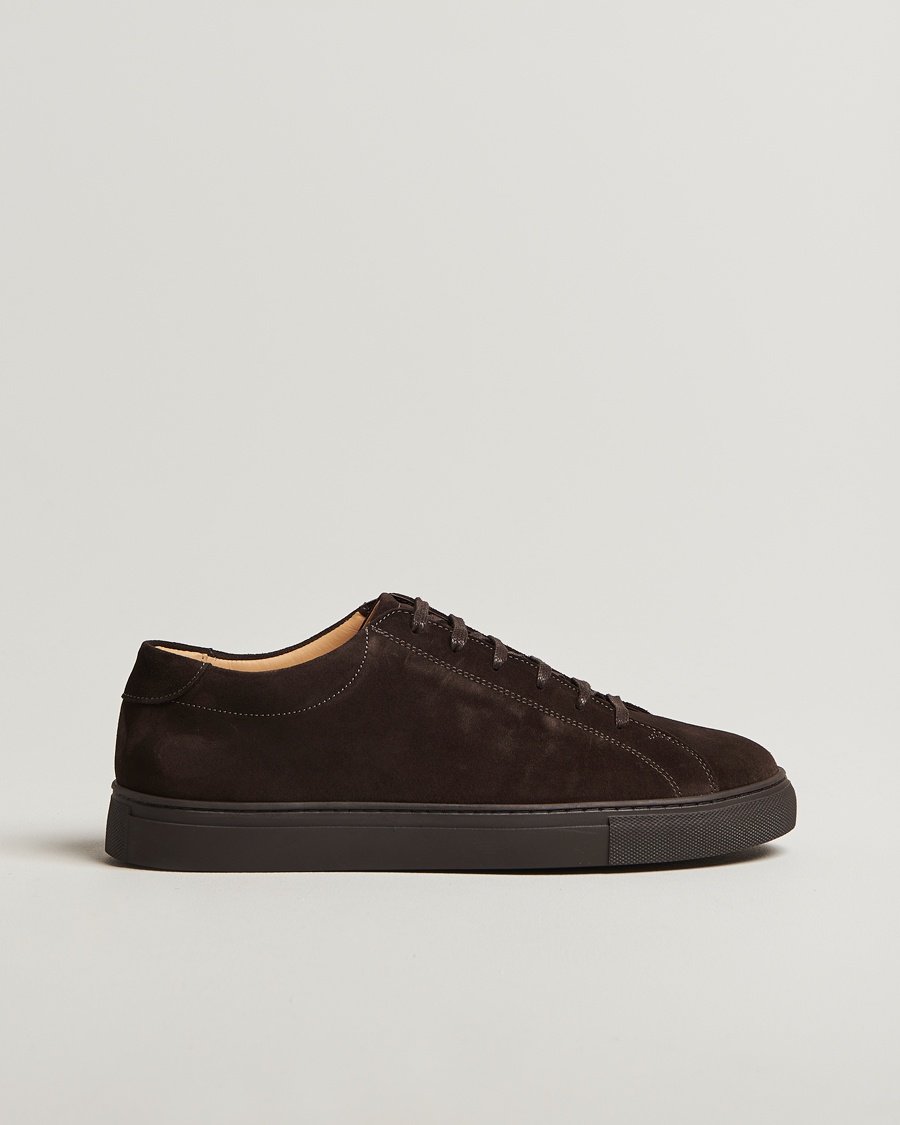Myrqvist Oaxen Monochrome II Sneaker Dark Brown Suede – Brun