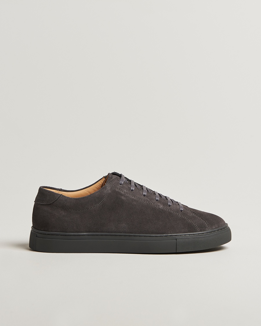 Myrqvist Oaxen Monochrome II Sneaker Dark Grey Suede – Grå
