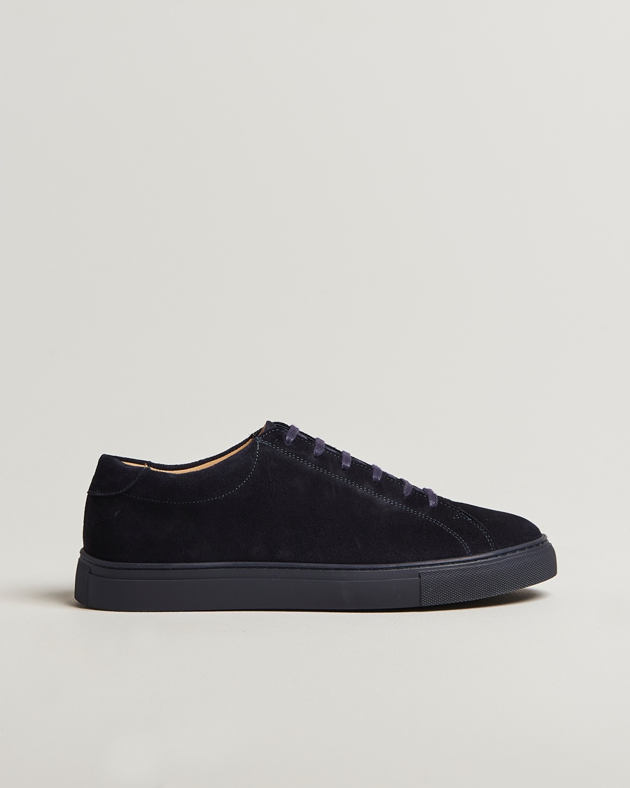 Myrqvist Oaxen Monochrome II Sneaker Navy Suede – Blå