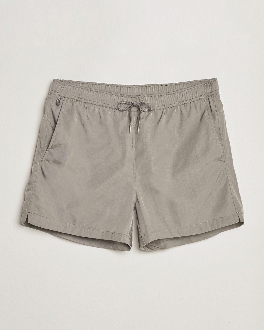 Herre | Klær | CDLP | Satin Twill Swim Trunks Steel