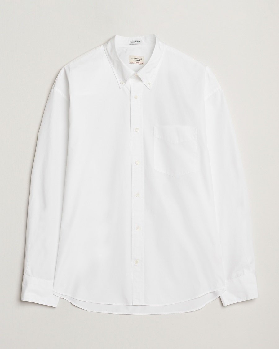 Herre | Klær | GANT 240 Mulberry Street | Oversized Poplin Shirt White
