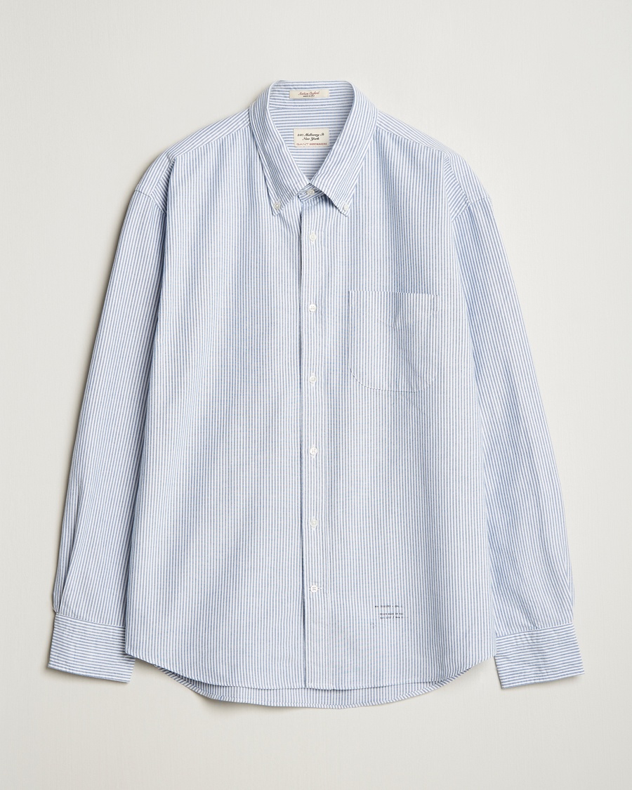 Herre | Klær | GANT 240 Mulberry Street | Relaxed Fit US Oxford Banker Shirt Blue/White