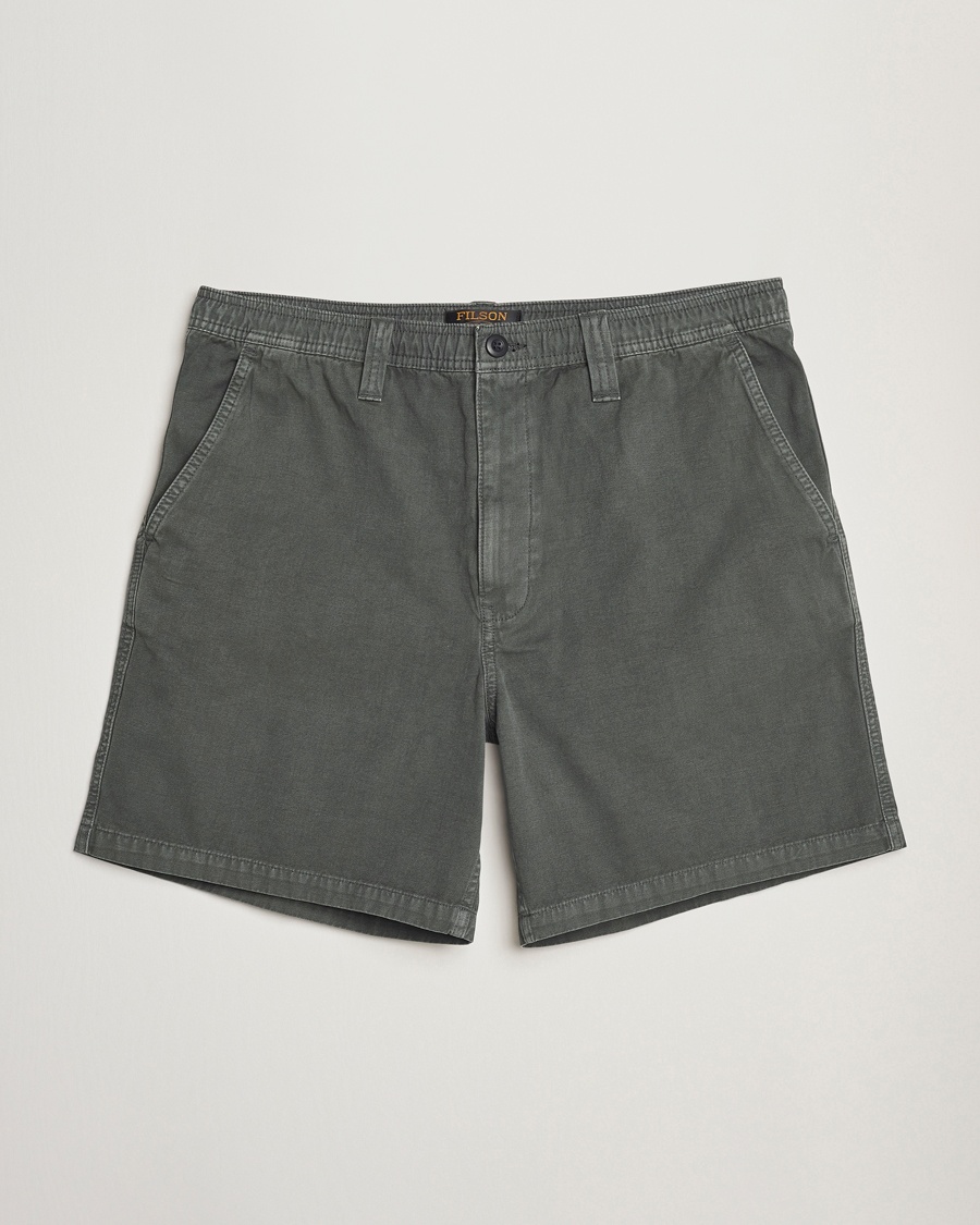 Herre | Cargoshorts | Filson | Oakville Canvas Shorts Gravel