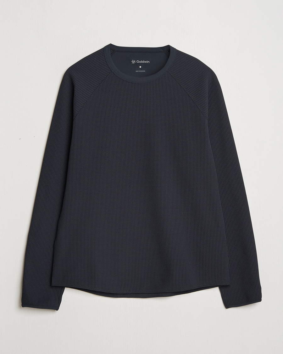 Goldwin WF Light L/S T-Shirt Black – Svart