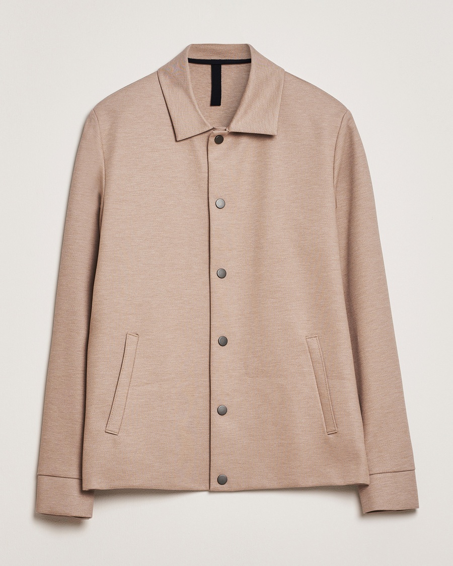 Herre | | Harris Wharf London | Loro Piana Cavalry Twill Coach Jacket Oat