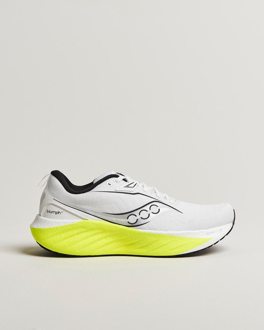 Herre | Running sneakers | Saucony | Triumph 22 White/Citron