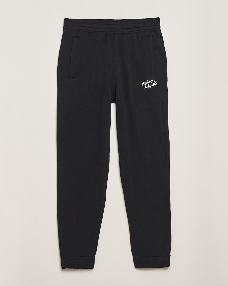 Herre | Joggebukser | Maison Kitsuné | Handwriting Sweatpants Black