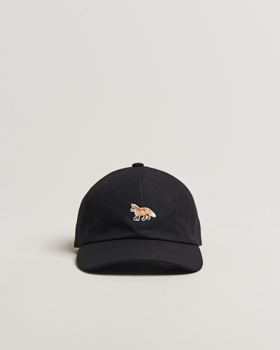 Herre | Caps | Maison Kitsuné | Baby Fox 6 Panel Cap Black