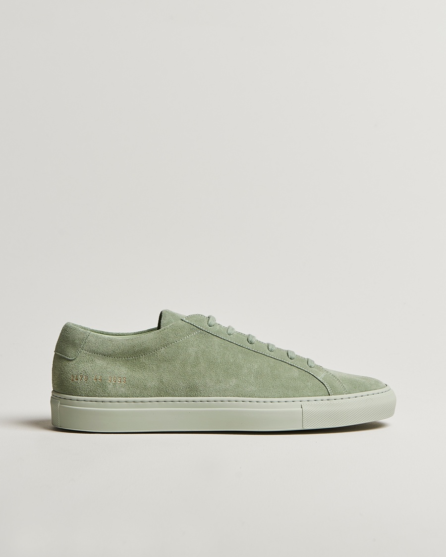 Herre | | Common Projects | Original Achilles Suede Sneaker Salvia Green