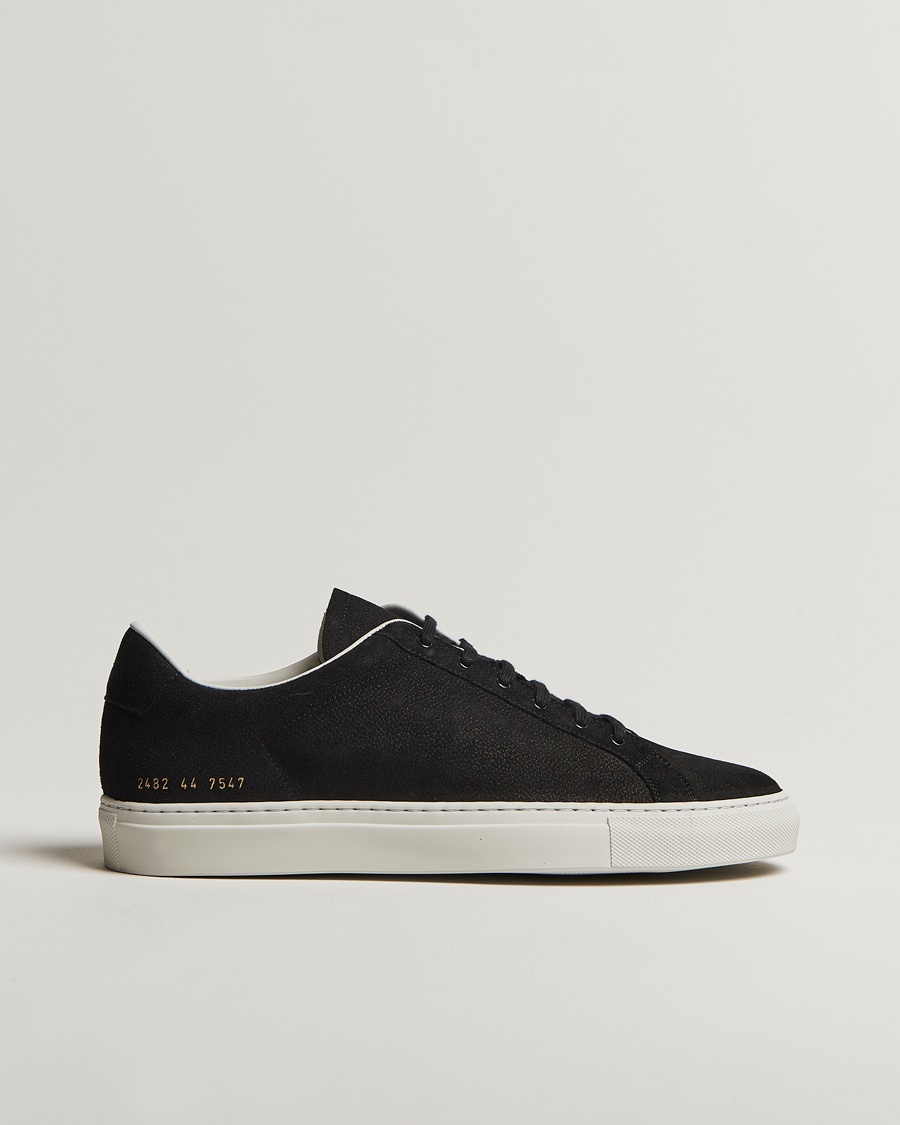 Herre | | Common Projects | Retro Suede Sneaker Black