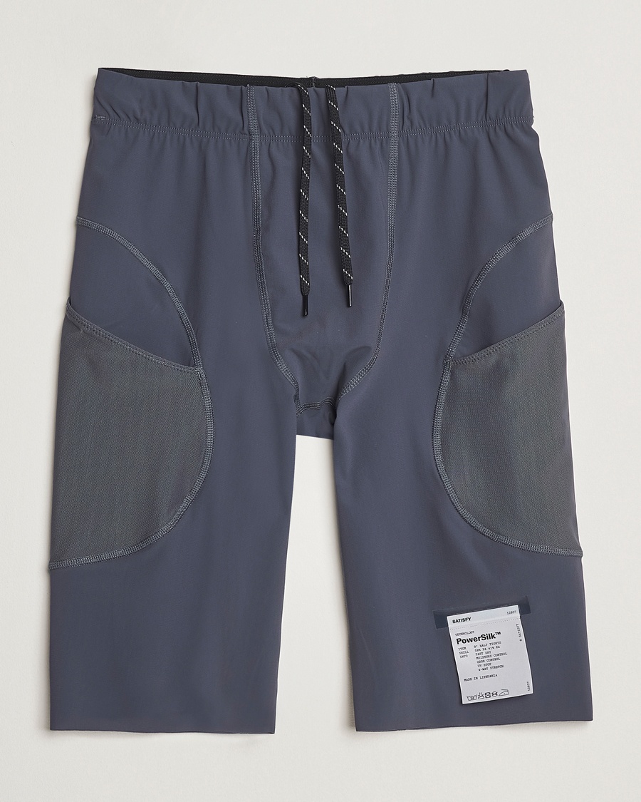 Herre | Funksjonsshorts | Satisfy | PowerSilk 9 Half Tights Grey