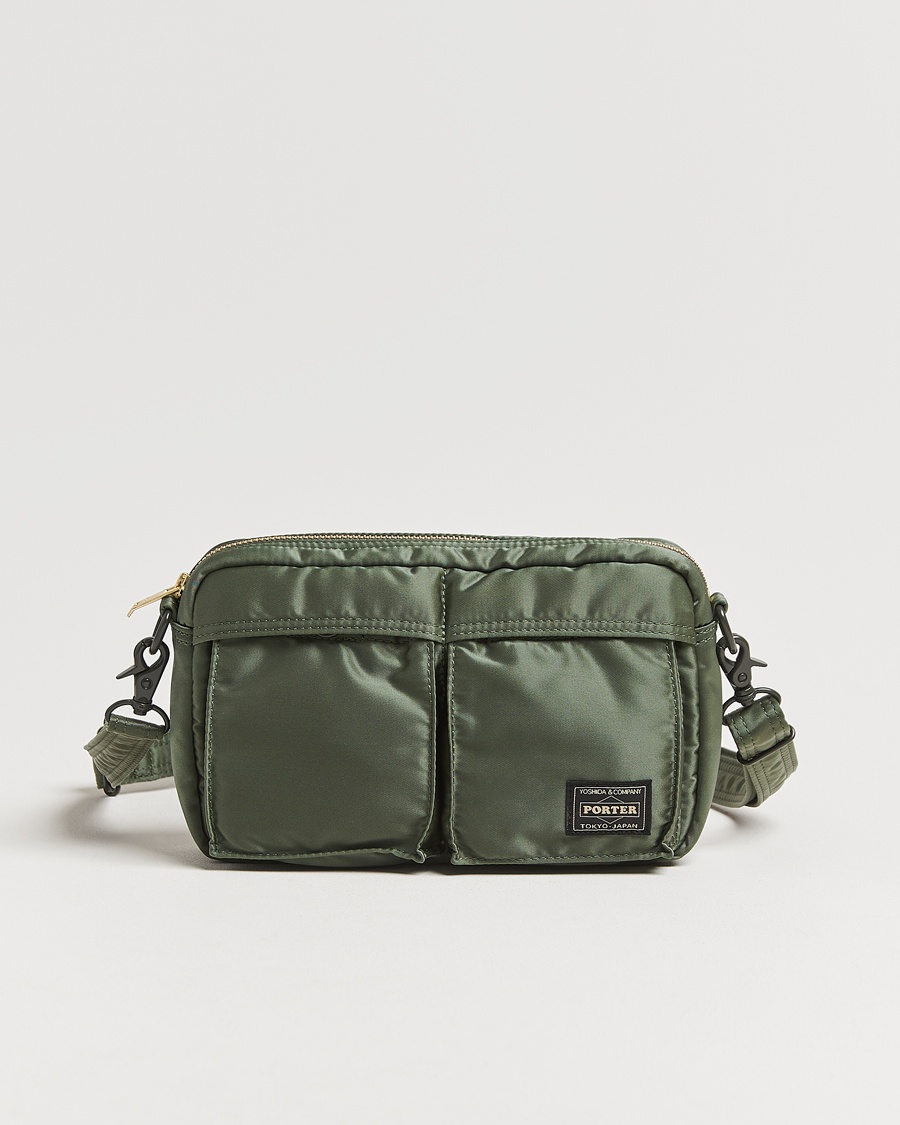 Herre | Skuldervesker | Porter-Yoshida & Co. | New Tanker Sling Bag Sage Green