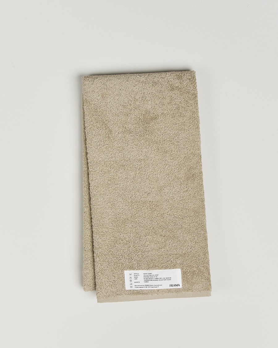 Frama Heavy Bath Towel 70x140cm Sage Green – Grønn