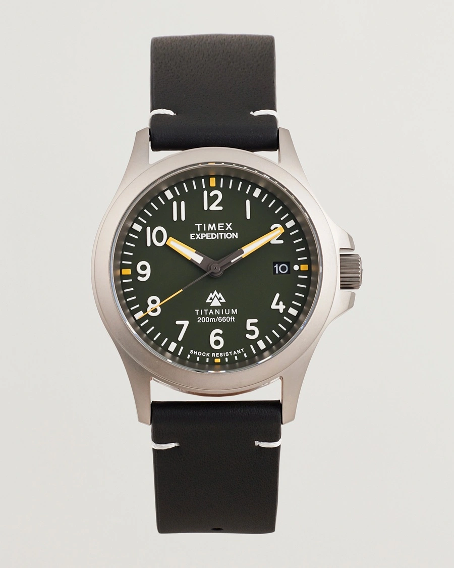 Herre | Gamle produktbilder | Timex | Expedition Titanium 38mm Green Dial