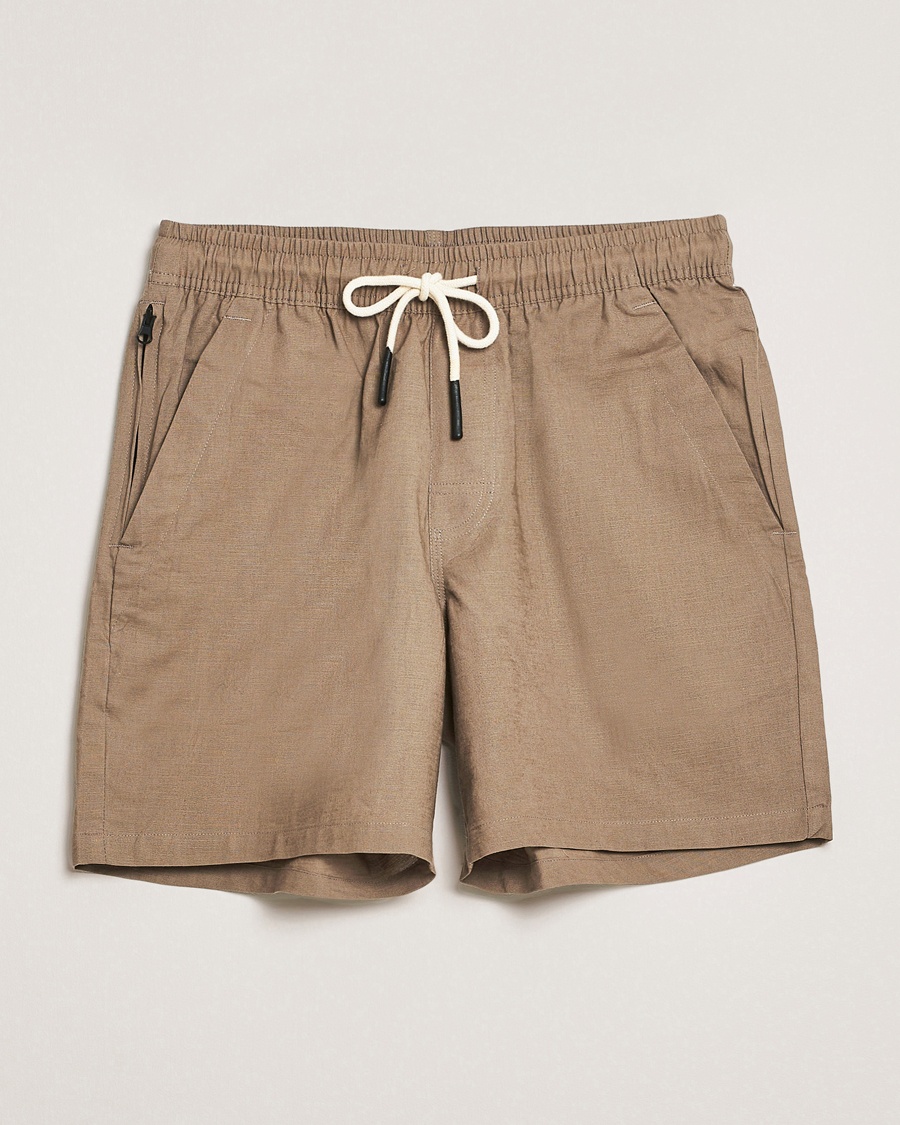 Herre | Linshorts | OAS | Linen Shorts Taupe