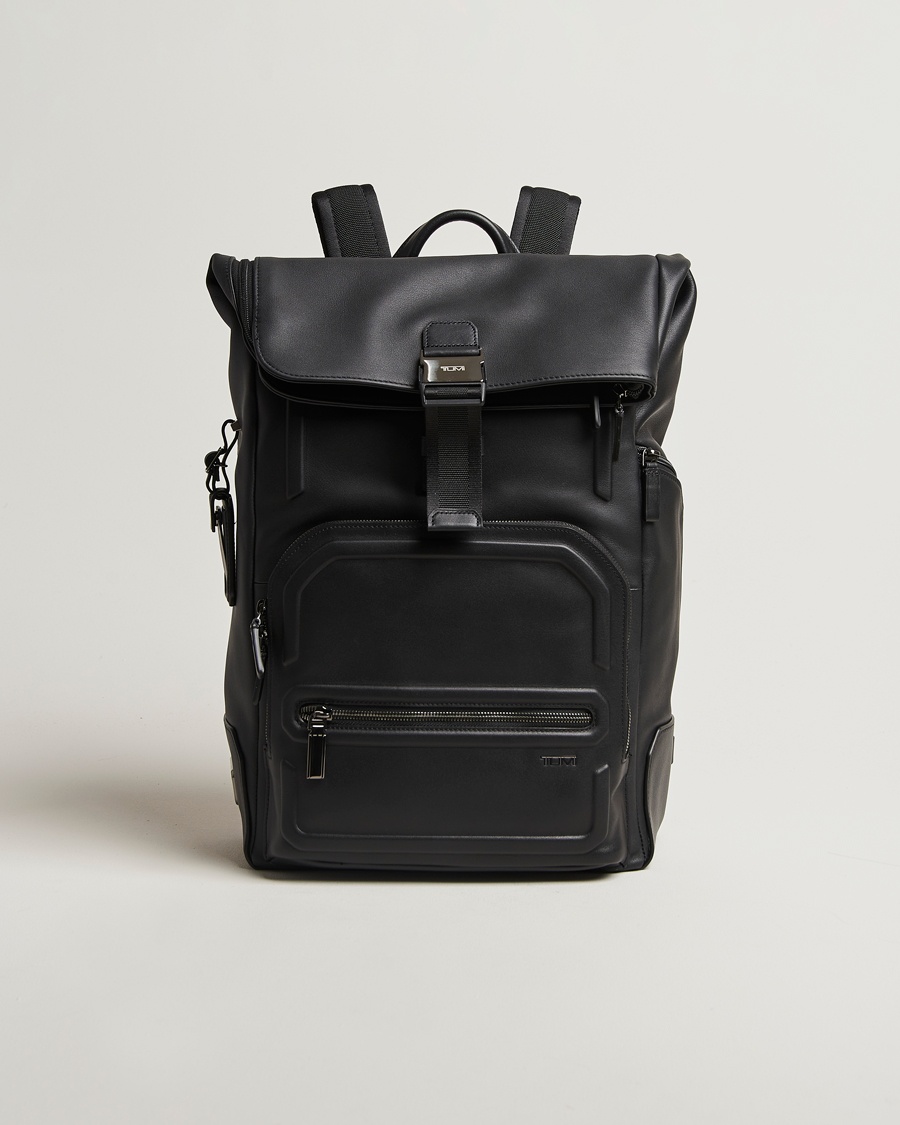 TUMI Harrison Osborn Roll Top Backpack Black – Svart
