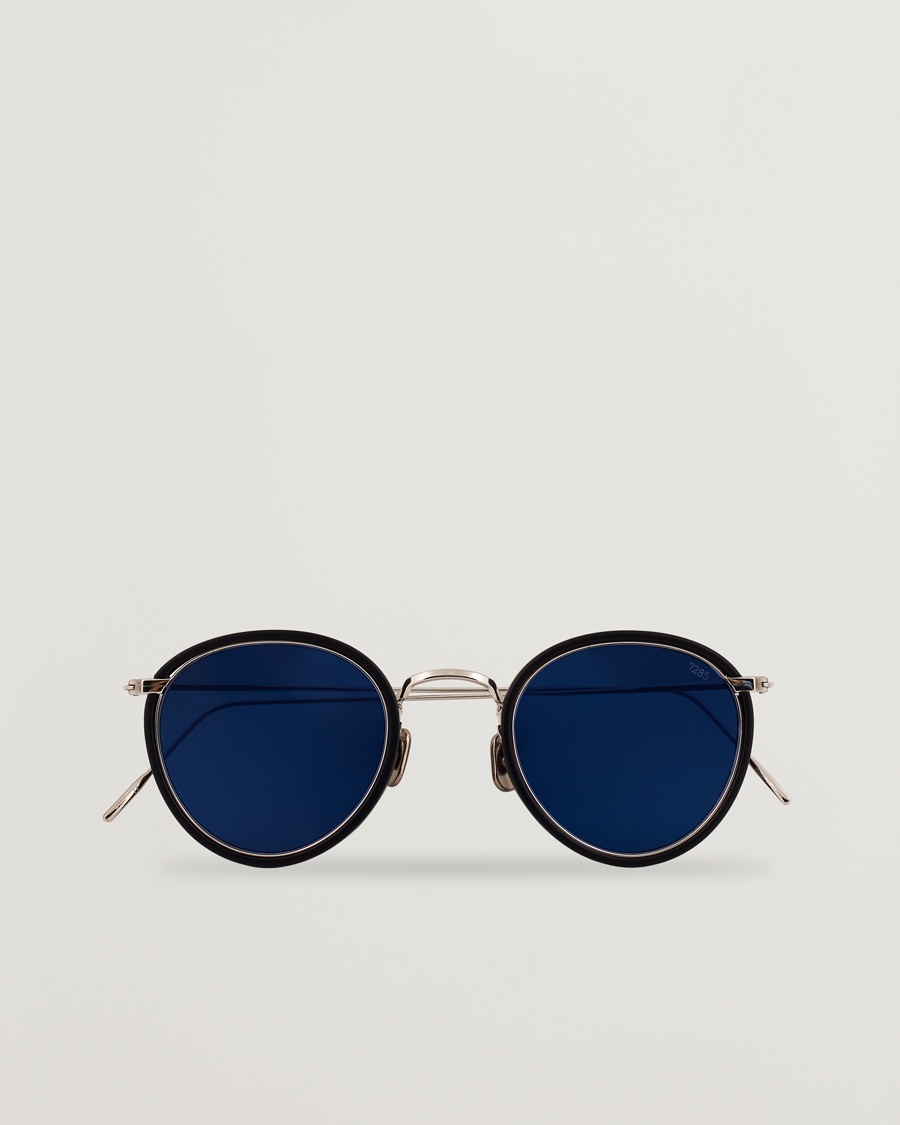 EYEVAN 7285 717E Sunglasses Matte Black/Blue – Svart