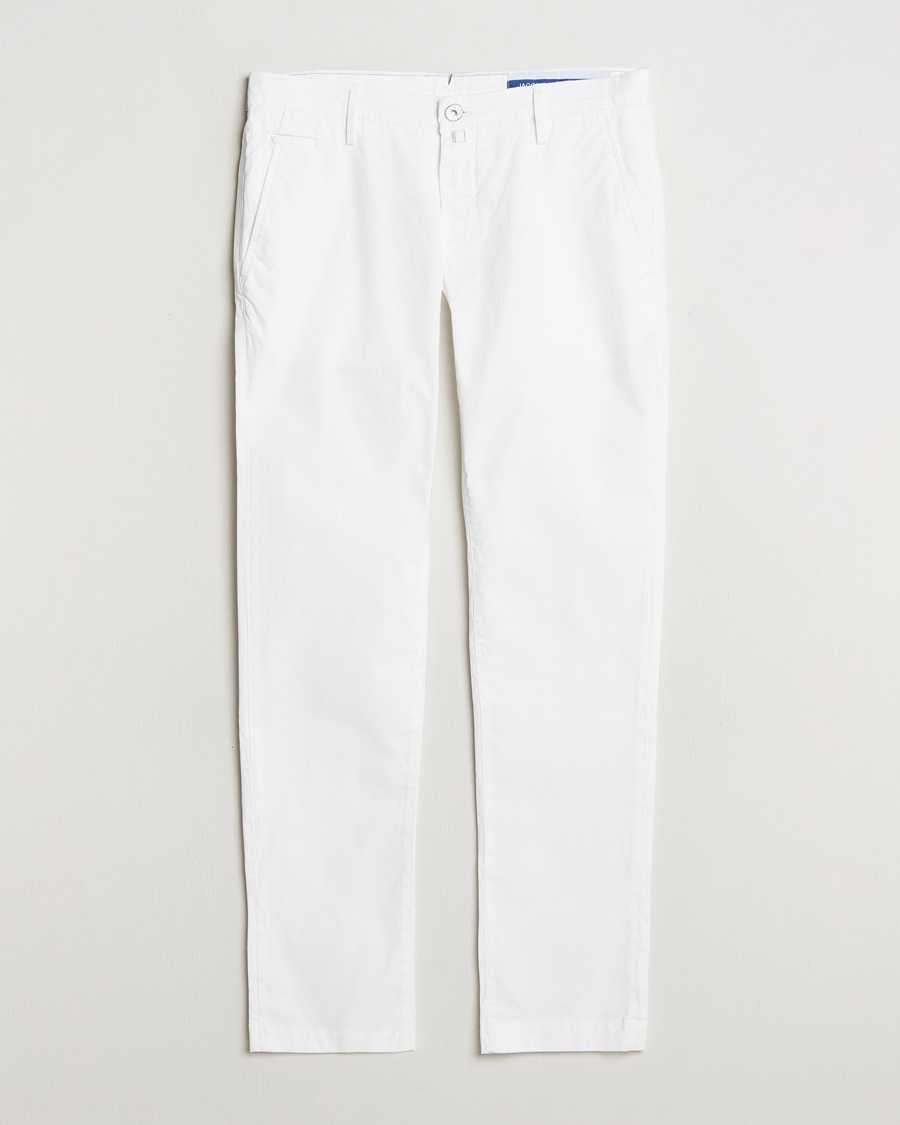 Herre | | Jacob Cohën | Bobby Cotton Gabardine Chinos White