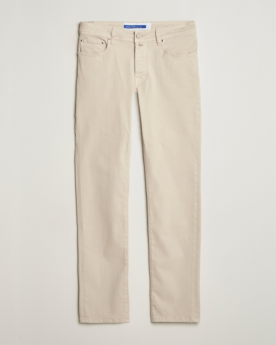 Herre | Lojalitetstilbud | Jacob Cohën | Bard Slim Fit 5-Pocket Pants Almond