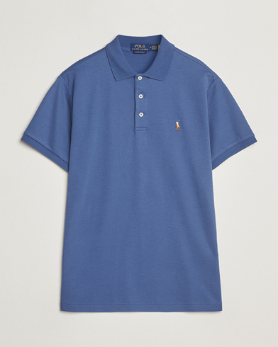 Herre | Business & Beyond - Casual | Polo Ralph Lauren | Luxury Pima Cotton Polo Earth Blue