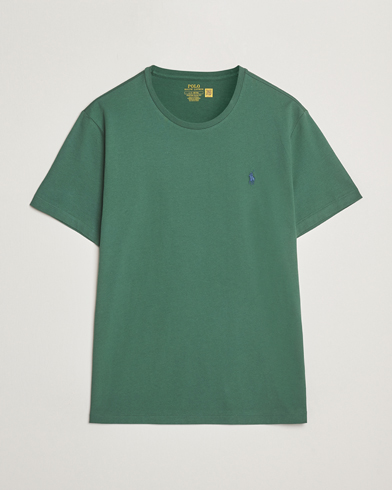 Herre | Business & Beyond - Casual | Polo Ralph Lauren | Custom Slim Fit Crew Neck T-Shirt Washed Forest