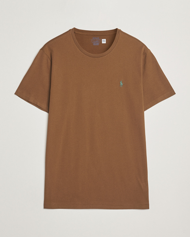 Herre | Business & Beyond - Casual | Polo Ralph Lauren | Custom Slim Fit Crew Neck T-Shirt Nature Brown