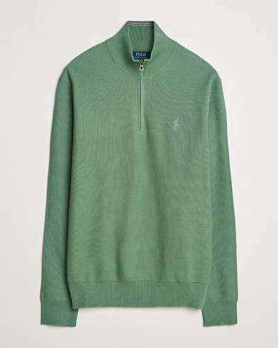 Herre | Business & Beyond - Casual | Polo Ralph Lauren | Half Zip Cotton Pullover Fatigue