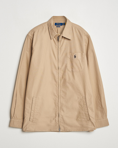 Herre | Casual | Polo Ralph Lauren | Garment Dyed Oxford Overshirt Surrey Tan