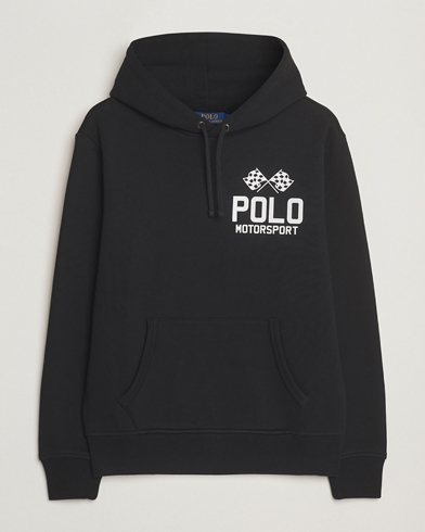 Polo Ralph Lauren RL Motorsport Hoodie Polo Black – Svart