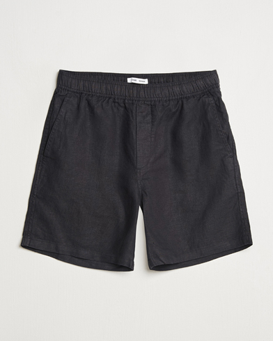 Herre | Business & Beyond - Casual | Samsøe Samsøe | Jabari Linen Drawstring Shorts Black