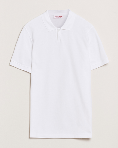 Orlebar Brown Bruno Organic Cotton Pique White – Hvit