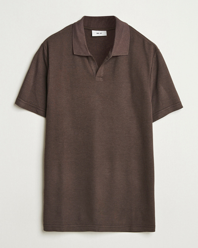 Herre | Nytt i butikken | NN07 | Paul Cotton/Lyocell Polo Coffee